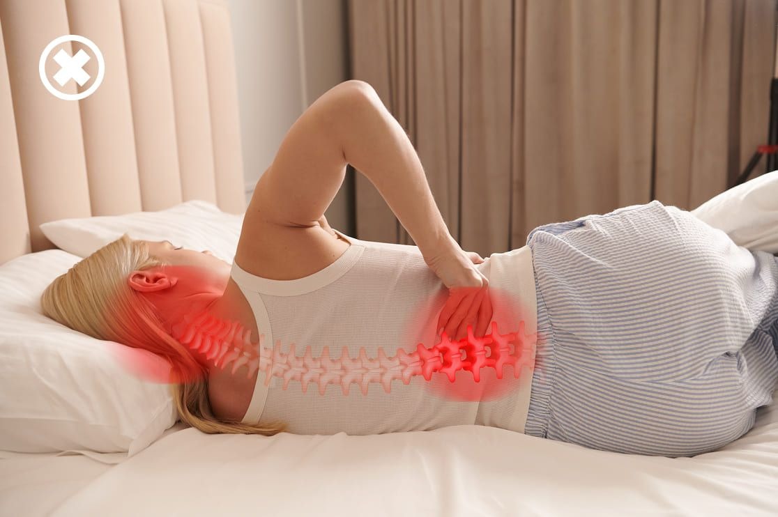 Schlechtes Schlafbild